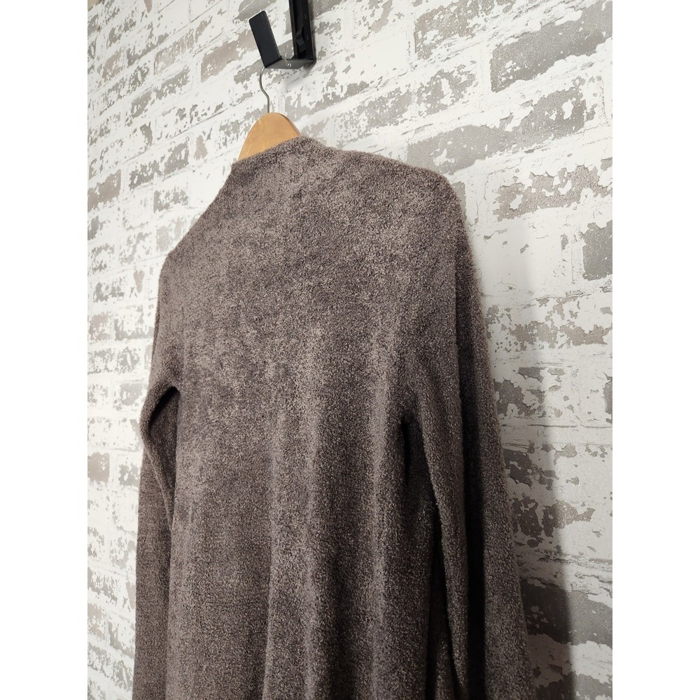 Barefoot Dreams Cardigan Womens S/M Brown CozyChic Lite Open Front Wrap Lounge - Picture 9 of 16
